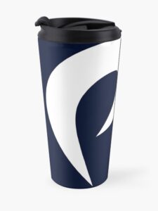 Mug isotherme logo P Blanc